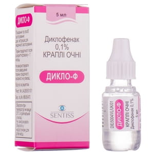 Дикло-Ф кап. глаз. 0,1% фл. 5мл