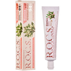 Зубна паста R.O.C.S. (Рокс) Біоніка лікувальні трави для чутливих зубів 74 г