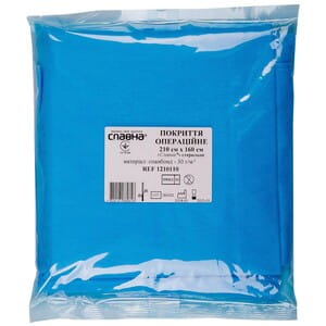 Покрытие операционное стерильное Славна материал спанбонд размер 210см x 160см 1 шт