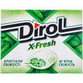 Жевательная резинка DIROL (Дирол) X-FRESH (Икс-фреш) без сахара Мятная свежесть 18г