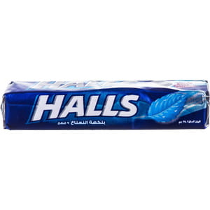 Леденцы HALLS (Холз) со вкусом ментола 25,2г 9 шт