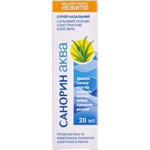 Санорин Аква от аллергического насморка спрей назальный флакон 20 мл