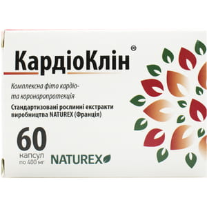 Капсулы с гипотензивным и кардиопротекторным действием КардиоКлин 6 блистеров по 10 шт