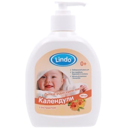 Крем-мыло детское LINDO (Линдо) артикул U 762 жидкое с экстрактом календулы 300 мл