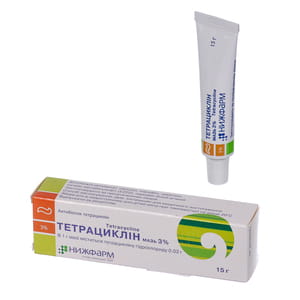 Тетрациклін мазь 3% туба 15г