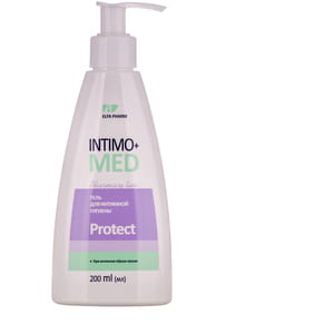 Гель для интимной гигиены ELFA PHARM (Эльфа Фарм) Intimo+med (Интимо+мед) Protect (Протект) 200 мл