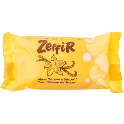 Мыло ZEFFIR (Зефир) твердое туалетное Молоко и ваниль 70г