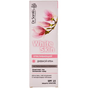 Крем для лица Dr.Sante (Доктор сантэ) White Skin (Вайт скин) дневной отбеливающий 50 мл