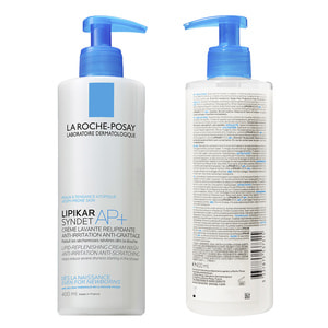 Крем-гель La Roche-Posay (Ля Рош-Позе) Липикар Синдет АР+ очищающий для очень сухой, склонной к атопии кожи младенцев, детей, взрослых 400 мл