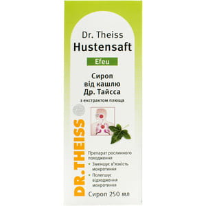 Сироп от кашля Др. Тайсса с экстр. плюща фл. 250мл