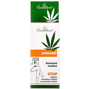 Гель для вен CANNADERM (Каннадерм) Venosil (Веносил) быстрый освежающий эффект и снятие чувства усталости в ногах 100 мл