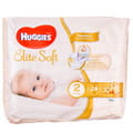 Подгузники для детей HUGGIES (Хаггис) Elite Soft (Элит софт) для новорожденных 2 от 4 до 7 кг 24 шт