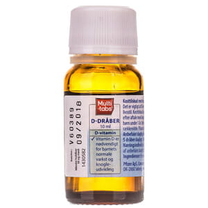 Диетическая добавка с витамином Д3 Мульти-табс D3 капли флакон 10 мл
