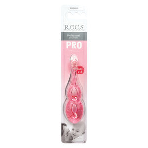 Зубна щітка R.O.C.S. (Рокс) Pro Baby (Про Бейбі) для дітей з 0 до 3-х років екстрам'яка 1 шт NEW
