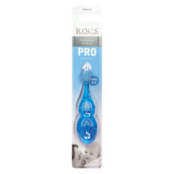 Зубная щетка R.O.C.S. (Рокс) Pro Baby (Про Бейби) для детей c 0 до 3-х лет экстрамягкая 1 шт NEW