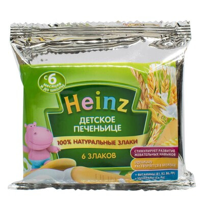 Печенье детское HEINZ (Хайнц) 6 злаков 60 г