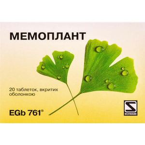 Мемоплант табл. п/о 40мг №20
