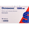 Купить Оспамокс табл. п/о 1000мг №12 Оспамокс табл. п/о 1000мг №12