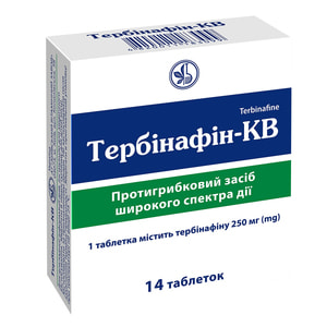 Тербинафин-КВ табл. 250мг №14