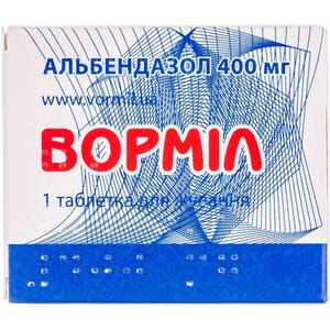 Ворміл табл. жув. 400мг №1