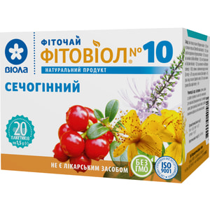 Фіточай Фітовіол №10 Сечогінний в фільтр-пакетах по 1,5 г 20 шт