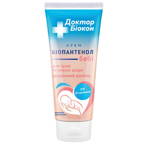 Крем дитячий БІОКОН Доктор Біокон Біопантенол Беби для сухої та ніжної шкіри туба 60 г
