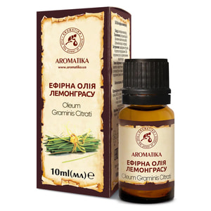 Олія ефіра лемонграсу Ароматика 10 мл
