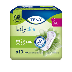 Прокладки урологические TENA (Тена) Lady Slim Mini (Леди Мини) тонкие для женщин 10 шт