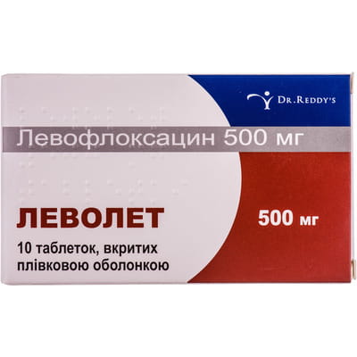 Леволет табл. в/о 500 мг №10