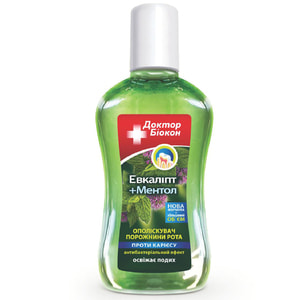 Ополаскиватель для полости рта Доктор Биокон эвкалипт + ментол 300 мл