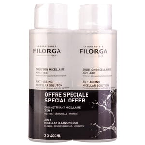 Лосьйон міцелярний FILORGA (Філорга) Клін Перфект Дуо антивіковий 400 мл 2 шт