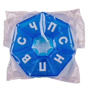 Органайзер ENJEE (Енжі) для пігулок пластиковий РОМАШКА РТ 6034