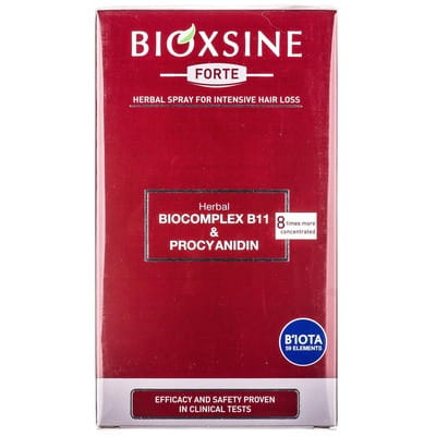 Спрей для волос Bioxsine (Биоксин) Форте растительный против интенсивного выпадения волос флакон 60 мл