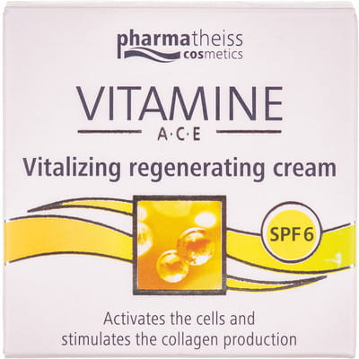 Крем для лица VITAMINE (Витамин) для восстановления и сияния кожи с SPF 6 50 мл