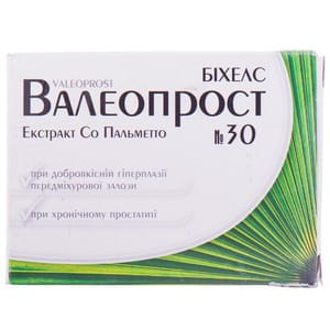 Капсулы для нормализации функционального состояния предстательной железы Валеопрост капсулы 3 блистера по 10 шт