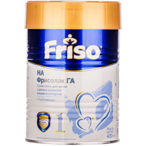 Смесь сухая Фрисолак 1 Гипоаллергенная для детей с риском развития пищевой аллергии с рождения и до 6 месяцев 400г NEW