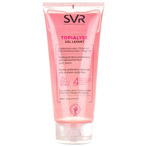 Гель для лица и тела SVR (СВР) Топиалис деликатный, защитный, очищающий для сухой и чувствительной кожи 200 мл