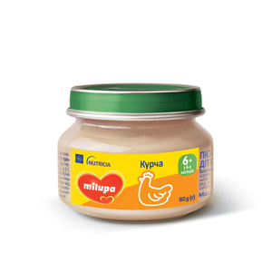 Пюре мясное детское Нутриция Milupa (Милупа) Цыпленок с 6-ти месяцев 80 г