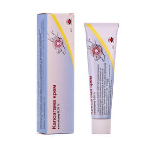 Капсагама крем обезболивающий и противовоспалительный туба 40г