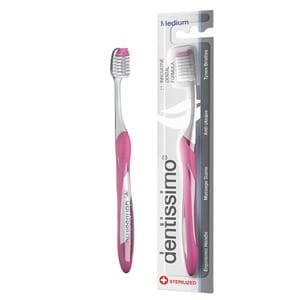 Зубна щітка DENTISSIMO (Дентиссімо) Medium (Медіум) середньої жорсткості 1 шт