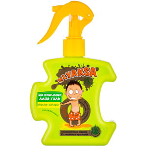 Алоэ-гель SOS супер-пупер KLYAKSA (Клякса) детский после загара и солнечных ожогов охлаждающий 250 мл