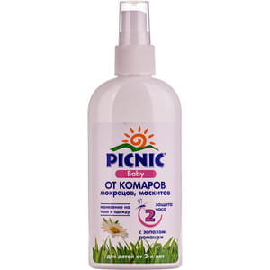 Лосьон от комаров PICNIC (Пикник) BABY для детей с 2-х лет 100 мл