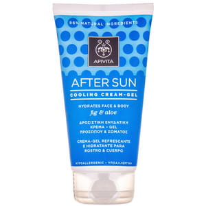 Крем-гель для обличчя та тіла APIVITA (Апівіта) AFTER SUN (Афте Сан) для зволоження та охолодження шкіри після сонця з інжиром та алое 150 мл