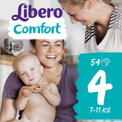 Подгузники для детей LIBERO (Либеро) Comfort (Комфорт) 4 от 7 до 11 кг 54 шт