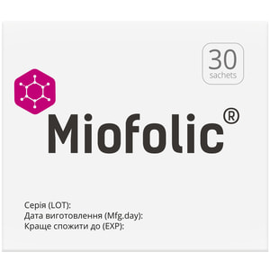 Miofolic (Міофолік) дієтична добавка в саше по 2 г 30 шт