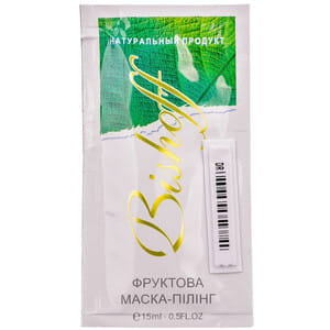 Маска-пилинг для лица BISHOFF (Бишоф) Фруктовая саше 15 мл