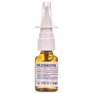 Гель назальный для увлажнения и восстановления слизистой оболочки носа Назонорм флакон 15 мл с насадкой-распылителем