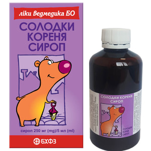 Солодки корня сироп 250мг/5мл фл. 200мл