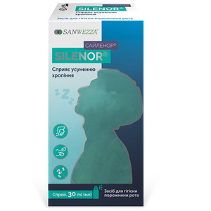 Средство растительное для предотвращения и устранения храпа SILENOR (Сайленор) спрей 30 мл