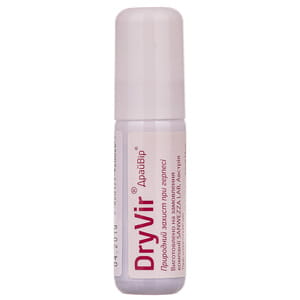 Средство для восстановления эпителия кожи и губ при герпесе DryVir (ДрайВир) спрей 15 мл
